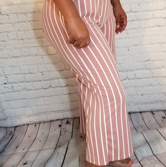 NWT Capella Mauve and white jumpsuit - Picture 6 of 6